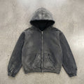Streetwear Acid Wash Zip Up